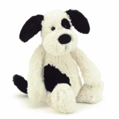 Jellycat - Bashful Black & Cream Puppy -Jellycat JellycatBashfulBlack CreamPuppy Huge