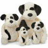 Jellycat - Bashful Black & Cream Puppy -Jellycat JellycatBashfulBlack CreamPuppys