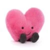 JELLYCAT Amuseable Hot Pink Heart Small -Jellycat amuseable hot pink heart jellycat jellycat lil tulips 29192269496438