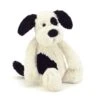 JELLYCAT Bashful Black & Cream Puppy Large -Jellycat bashful black cream puppy large default jellycat jellycat lil tulips 25562308686