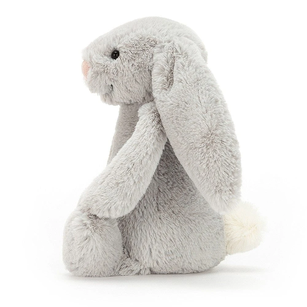 JELLYCAT Bashful Grey Bunny Little (Small) 4 JELLYCAT Bashful Grey Bunny Little (Small) - Image 2