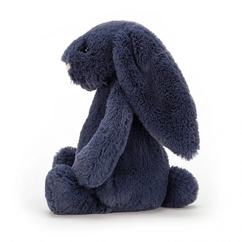 JELLYCAT Bashful Navy Bunny Original (Medium) 5 JELLYCAT Bashful Navy Bunny Original (Medium) - Image 3