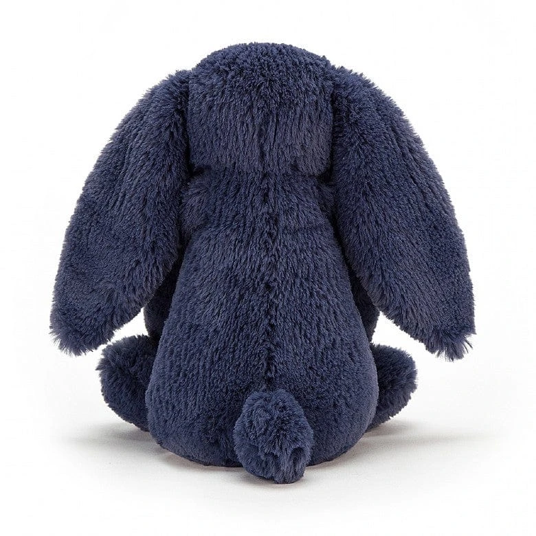 JELLYCAT Bashful Navy Bunny Original (Medium) 6 JELLYCAT Bashful Navy Bunny Original (Medium) - Image 4