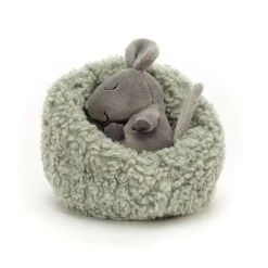 JELLYCAT Hibernating Mouse -Jellycat hibernating mouse jellycat jellycat lil tulips 29202410340470