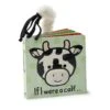 JELLYCAT If I Were A Calf Board Book -Jellycat if i were a calf board book jellycat jellycat lil tulips 24910022158