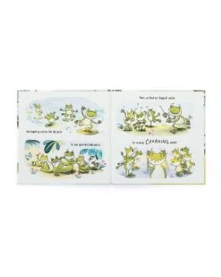 JELLYCAT A Fantastic Day For Finnegan Frog Book -Jellycat little jellycat a fantastic day for finnegan frog book 46426343604516