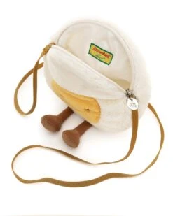 JELLYCAT Amuseable Happy Boiled Egg Bag -Jellycat little jellycat amuseable happy boiled egg bag 41780857504036