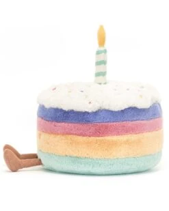JELLYCAT Amuseable Rainbow Birthday Cake Large 8 JELLYCAT Amuseable Rainbow Birthday Cake Large -Jellycat little jellycat amuseable rainbow birthday cake large 41780864221476