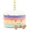 JELLYCAT Amuseable Rainbow Birthday Cake Large