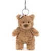 JELLYCAT Bartholomew Bear Bag Charm -Jellycat little jellycat bartholomew bear bag charm 46774644506916