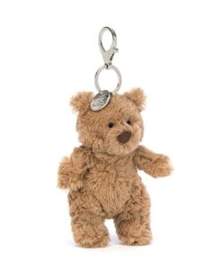 JELLYCAT Bartholomew Bear Bag Charm -Jellycat little jellycat bartholomew bear bag charm 46774645391652