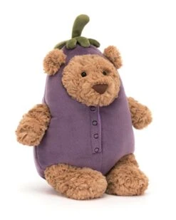 JELLYCAT Bartholomew Bear Eggplant