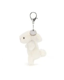 JELLYCAT Bashful Bunny Cream Bag Charm -Jellycat little jellycat bashful bunny cream bag charm 47993589367076
