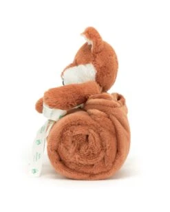 JELLYCAT Bashful Fox Cub Blankie -Jellycat little jellycat bashful fox cub blankie 47577078235428