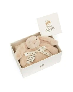 JELLYCAT Bashful Luxe Bunny Willow Blankie -Jellycat little jellycat bashful luxe bunny willow blankie 47678625972516