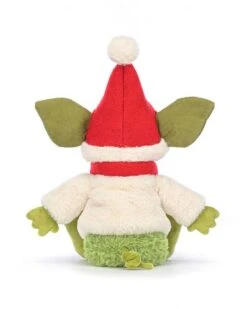 JELLYCAT Christmas Grizzo -Jellycat little jellycat christmas grizzo 45756801155364