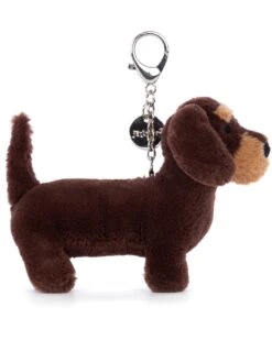 JELLYCAT Otto Sausage Dog Bag Charm -Jellycat little jellycat otto sausage dog bag charm 41780776501540