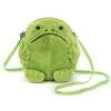 JELLYCAT Ricky Rain Frog Bag -Jellycat little jellycat ricky rain frog bag 41780772962596
