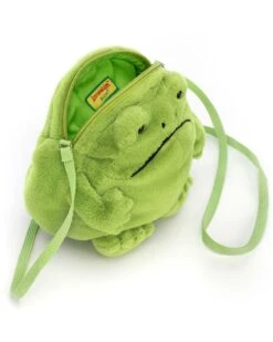 JELLYCAT Ricky Rain Frog Bag -Jellycat little jellycat ricky rain frog bag 41780773028132