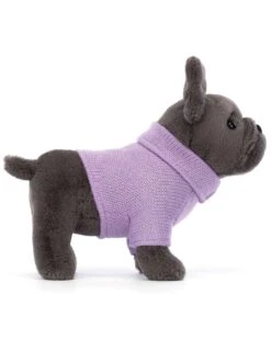 JELLYCAT Sweater French Bulldog Purple -Jellycat little jellycat sweater french bulldog purple 41780769161508