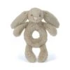 Jellycat - Beige Bunny Ring Rattle