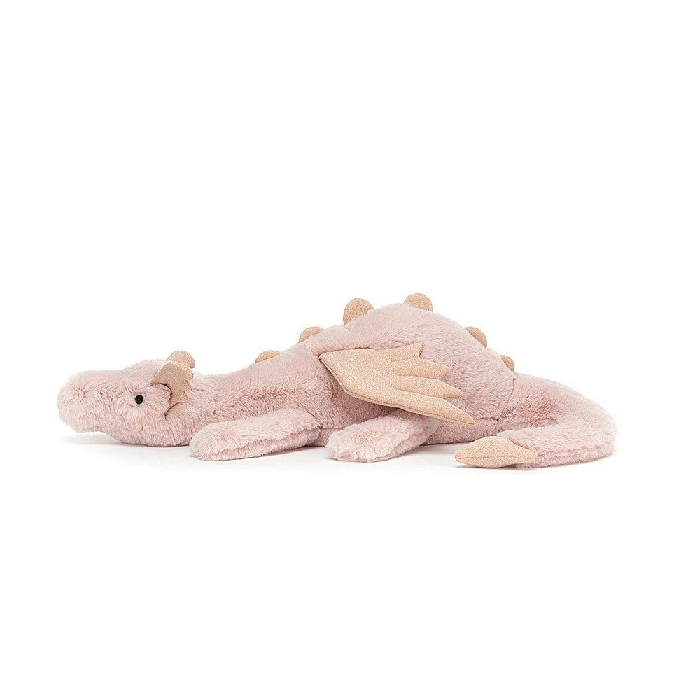 JELLYCAT Rose Dragon Little 4 JELLYCAT Rose Dragon Little - Image 2