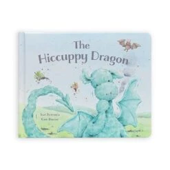 JELLYCAT The Hiccuppy Dragon Book